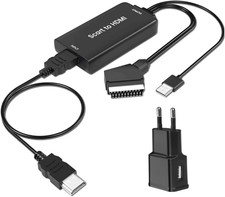 Cavo Adattatore Scart HDMI, Convertitore Da Scart a HDMI Connettori Video Audio 