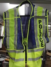 Smith  Wesson SVMP021 Split Tape Law Enforcement Safety Vest Police Blue