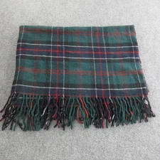 Pendleton Wool Tartan Throw Blanket Woodstock Open Peanuts Golf Fringe USA
