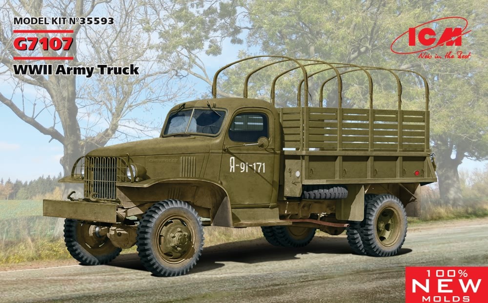 ICM35593 - ICM 1:35 - G7107, WWII Army Truck