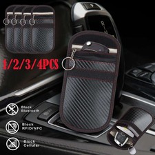Anti-theft Car For Key Fob RFID Signal Blocker RFID Shielding Faraday Pouch Bag