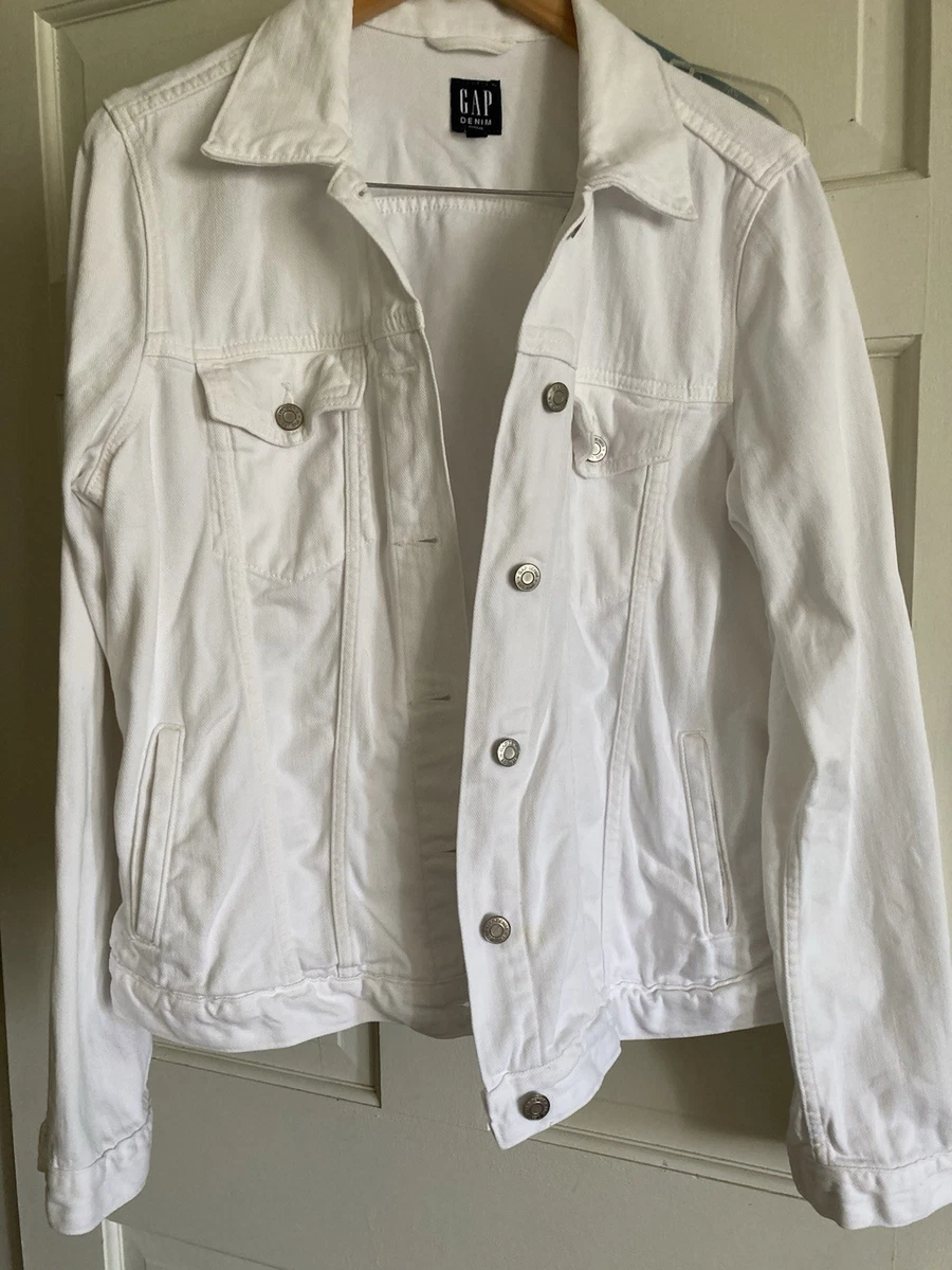 Gap White Denim Coats, Jackets & Vests for Women for sale | eBay