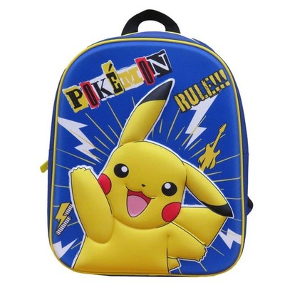 Pokemon Pikachu 3D Rucksack 30cm NEU