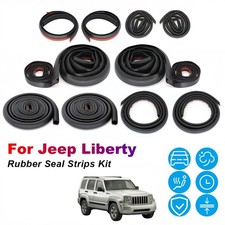 For Jeep Liberty Q Door Rubber Seal Strip Weather Draft Wind Noise Reduction Kit For Jeep Liberty Q Door Rubber Seal Strip Weather Draft Wind Noise Reduction Kit