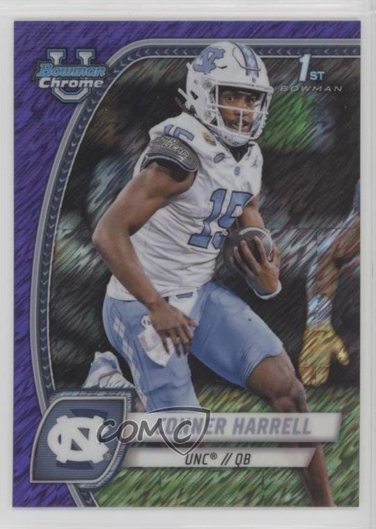 2024 Bowman U Chrome Purple Shimmer Refractor Conner Harrell #46 03wo