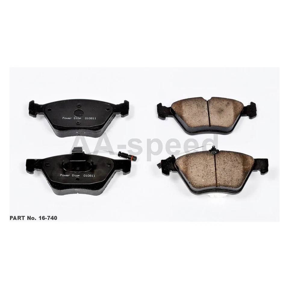 Pastillas de freno y rotores delanteros traseros para Mercedes-Benz E420 1997 C-Tek Power Stop Foto 2 de 4