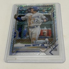 2021 Bowman Chrome Bobby Witt Jr Mega Box Mojo Refractor Kansas City Royals BCP1