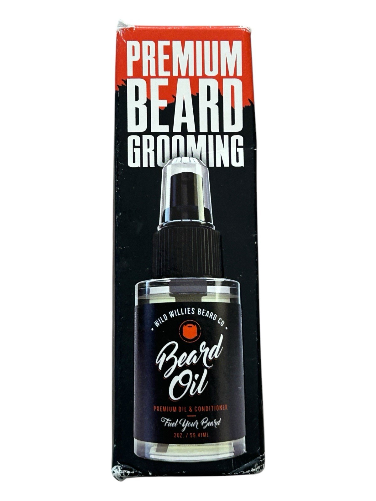 Wild Willies Premium Beard Growth Oil & Conditioner - 2 fl oz Spray Bottle