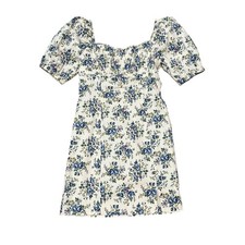 ASTR The Label Floral Puff Sleeve Dress Size L