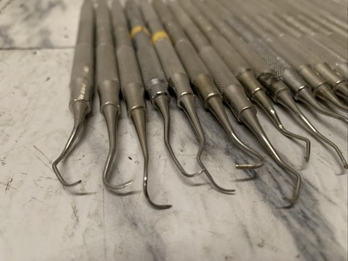 30Pc Mixed Brands Dental Pic Tool Stainless Steel 11# - Picture 11 of 21