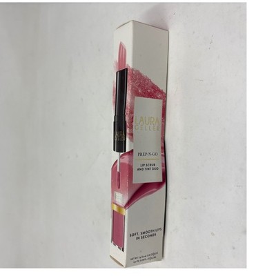 Laura Geller Prep-N-Go Lip Scrub and Tint Duo Rush Hour Pink New In Box