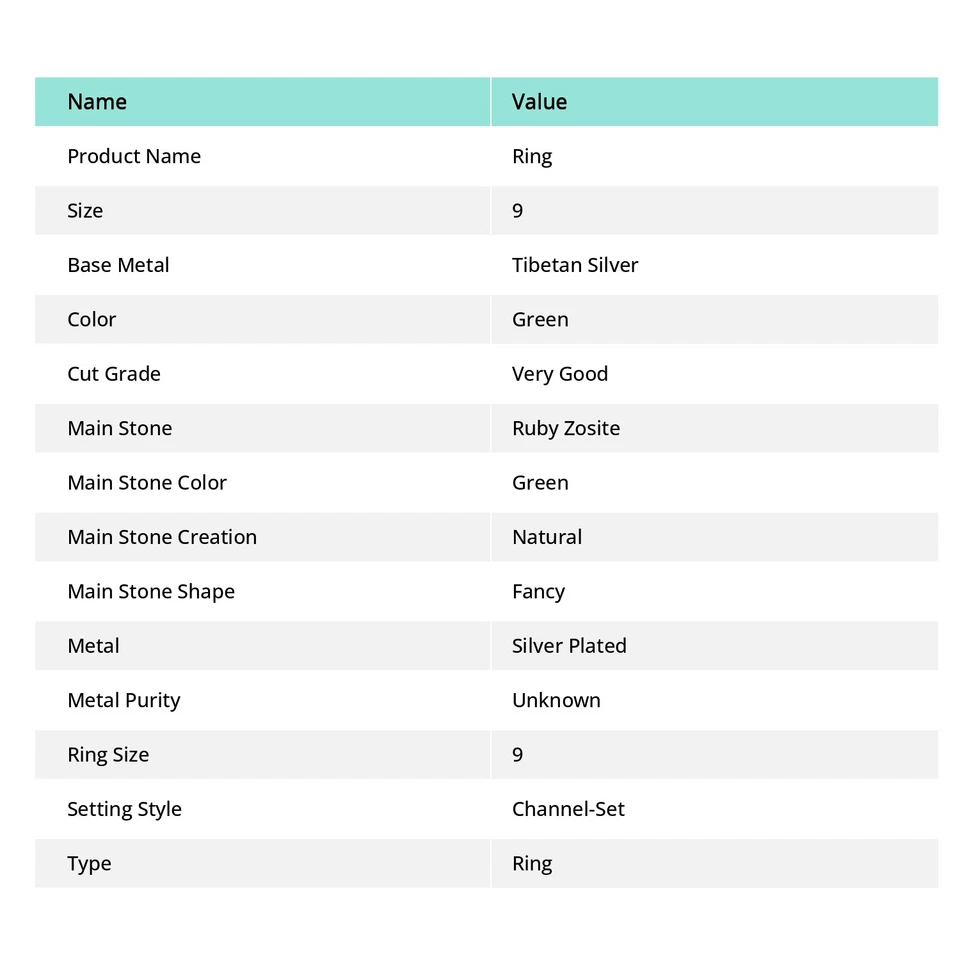 天然红宝石 Zosite 宝石 925 纯银戒指 尺寸 9 K052 — 第 2/4 张图片