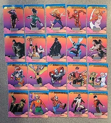 2023-24 UD DC ANNUAL DAWN OF DC Complete Set Full 1-20  nr mint/mint pack fresh