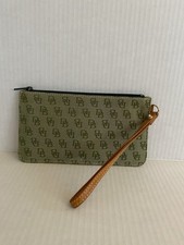 Dooney and Bourke Mint Green Wallet With DB Print.
