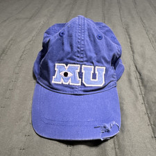 Blue Distressed MU Embroidered Adjustable Men...