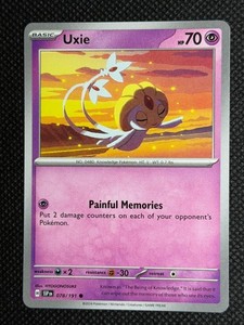 uxie pokemon card value Uxie LV.X 146/146 Holo Pokmon Card Legends Awakened (2008) LV.X