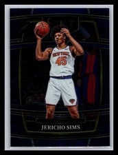 Jericho Sims Rookie New York Knicks 2021-22 Panini Select #87 Blue (Retail Base)