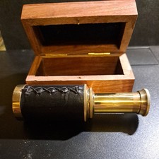 Nautical Pirate Telescope Marine Antique Brass Vintage Spyglass