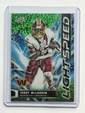 2024 Topps Chrome Terry McLaurin Commanders Lightspeed LS-35 Green /75