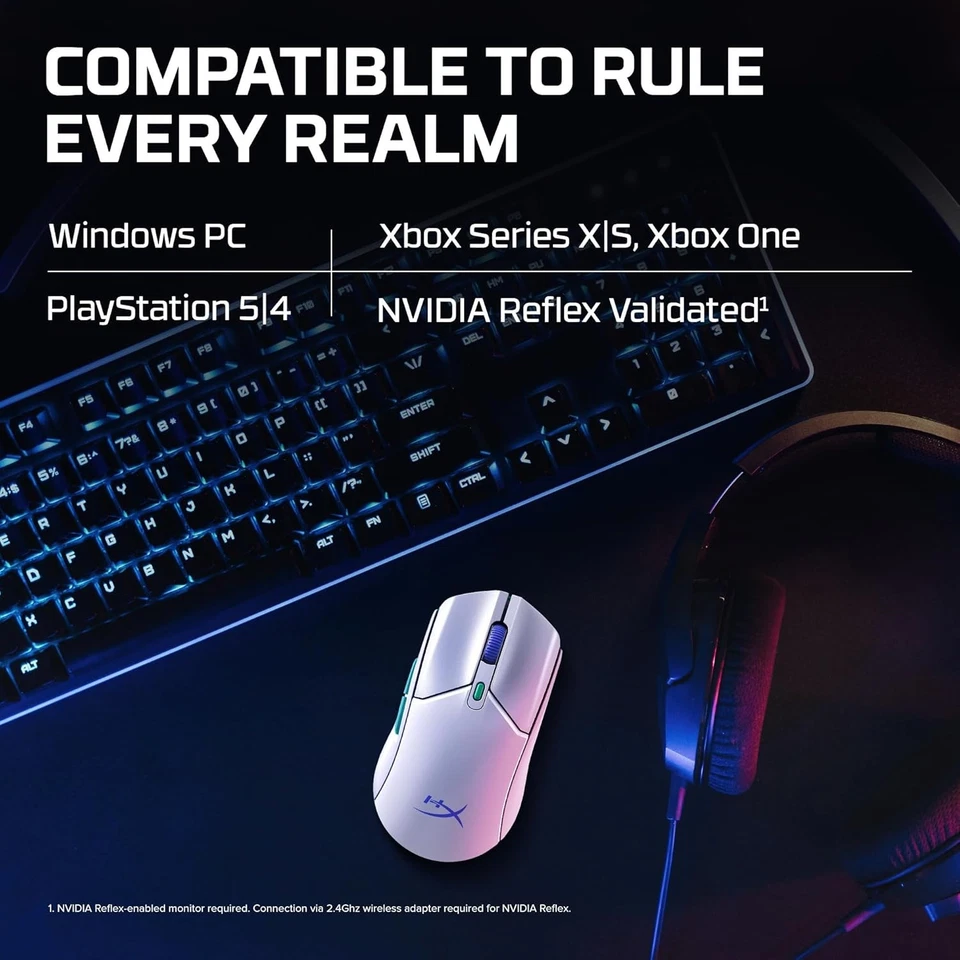 HyperX The Pulsefire Haste 2 Core Wireless is a wireless, lightweight gaming mou - Image 2 of 4