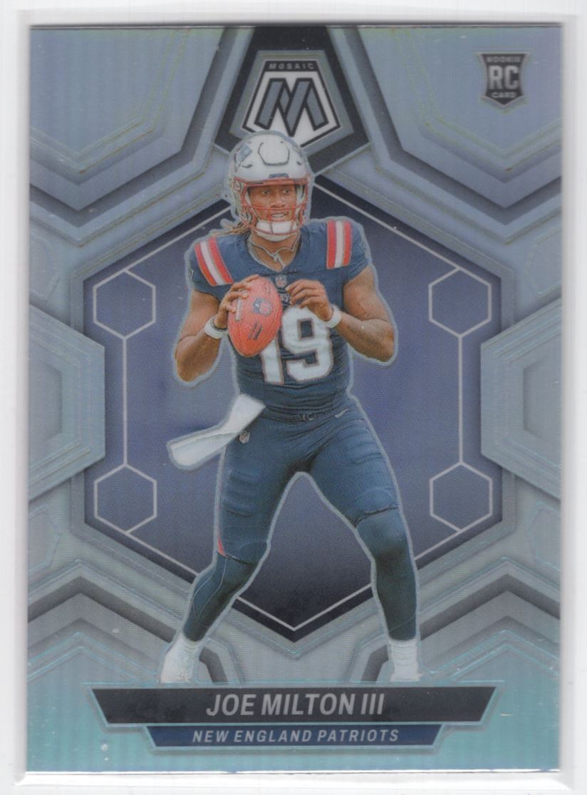 #397 2024 Mosaic SILVER | Joe Milton III RC New England Patriots