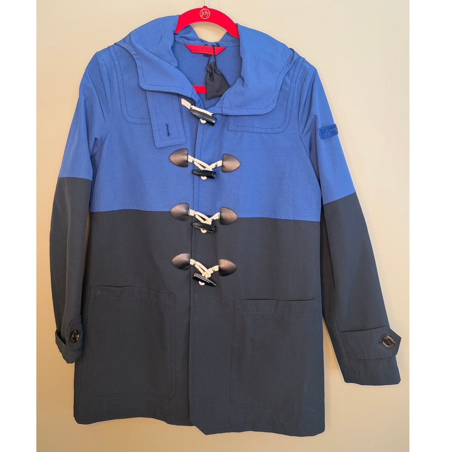 Peuterey Spring Jacket Blue Toggle Lightweight It… - image 2
