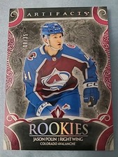 Jason Polin AVALANCHE 2024-25 Artifacts Pink RC /35