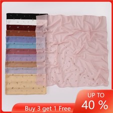 Islamic Women Turban Hijab Long Chiffon Scarf Shawl Wrap Headscarf Muslim Stoles