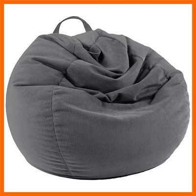 Stuffed Animal Storage Bean Bag Chair Cover No Filler For Kids and Adults.Pet...