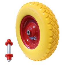 Schubkarrenrad Vollgummi Rad Schubkarrenreifen 4.00-8 4.80 Achse pannensicher