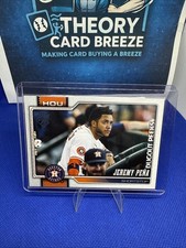 2026 Topps series 1 Jeremy Pena Celebration Dugout Peeks SP  #307