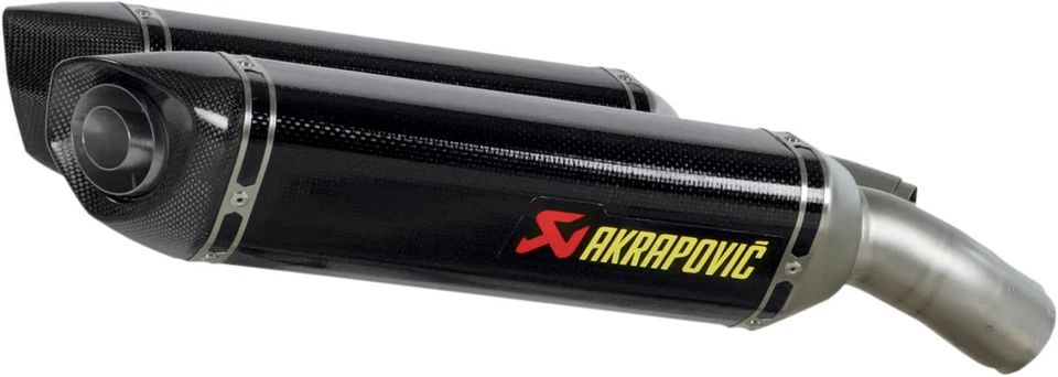Akrapovic Slip-On Line Doble Escape - Silenciadores Fibra Carbono Moto 1811-1463 Foto 3 de 4