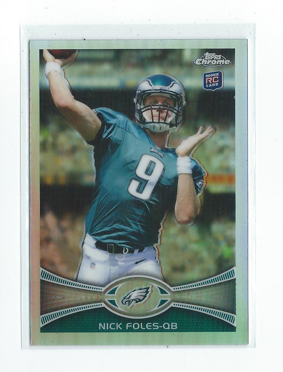 2012 Topps Chrome Refractor #153 Nick Foles RC Rookie Eagles Jaguars Bears