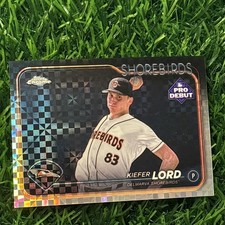 2024 Topps Pro Debut #PDC-101 Kiefer Lord Chrome X-Fractor Delmarva Shorebirds