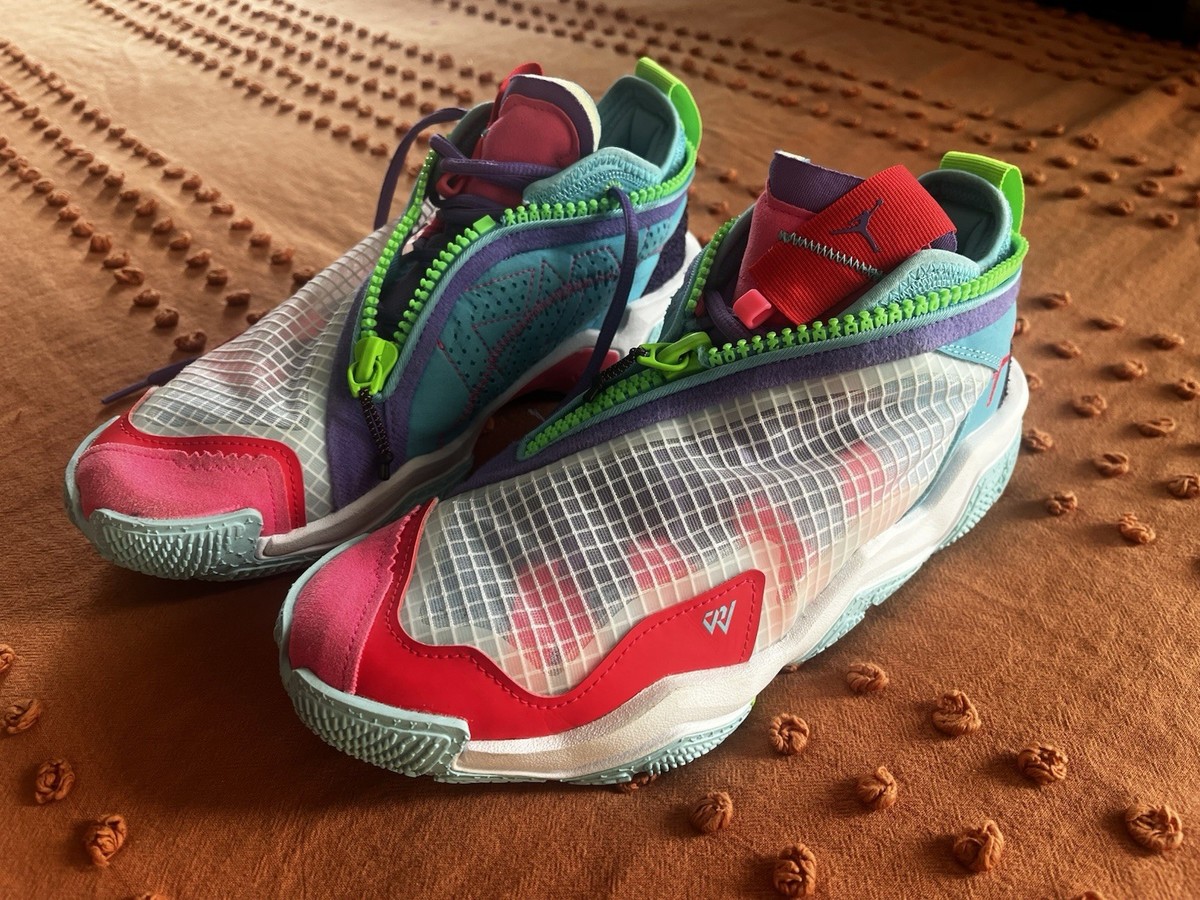 ジョーダンWHYNOT4 Jordan Why Not Zer0.4 Multicolor Low Top Basketball Sneakers Zip