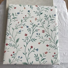 Vintage Hallmark Photo Album Refillable And Expandable 8 Pages 12x11 Flowers