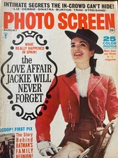 Jacqueline Kennedy, Jackie Onassis, Full Page Vintage Magazine COVER Only, aa