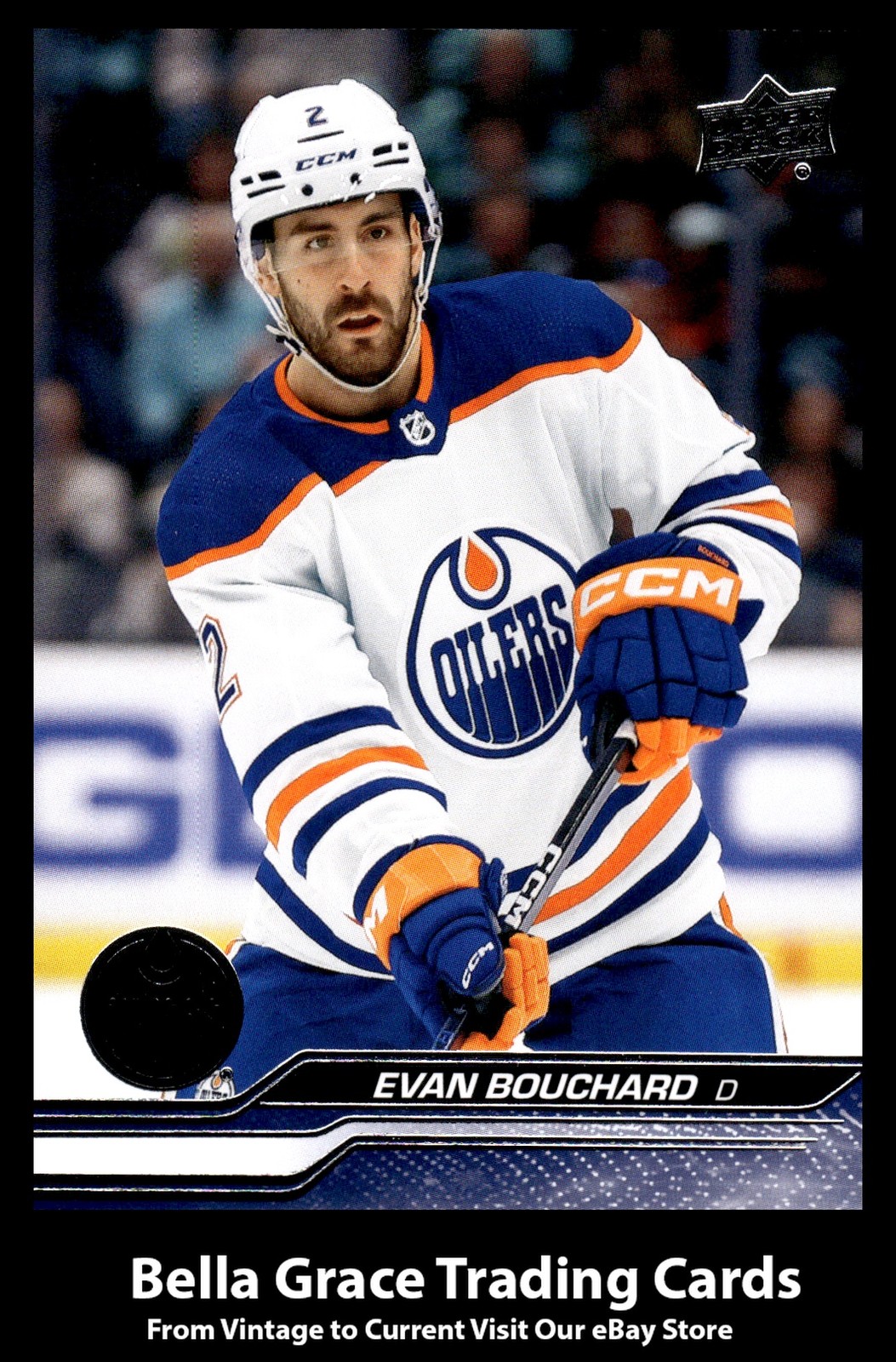 2023-24 Upper Deck Evan Bouchard #71 Edmonton Oilers NHL Hockey