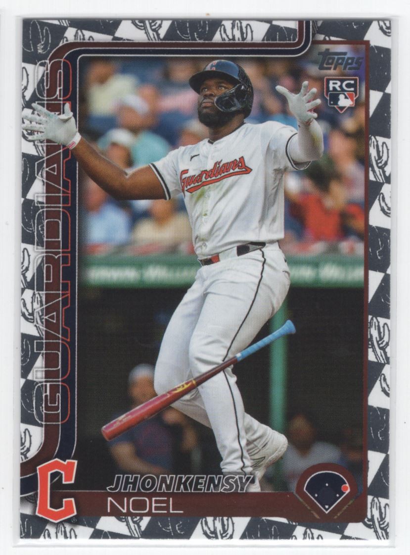 #24 2025 Topps Spring Training Jhonkensy Noel Rookie Cleveland Guardians