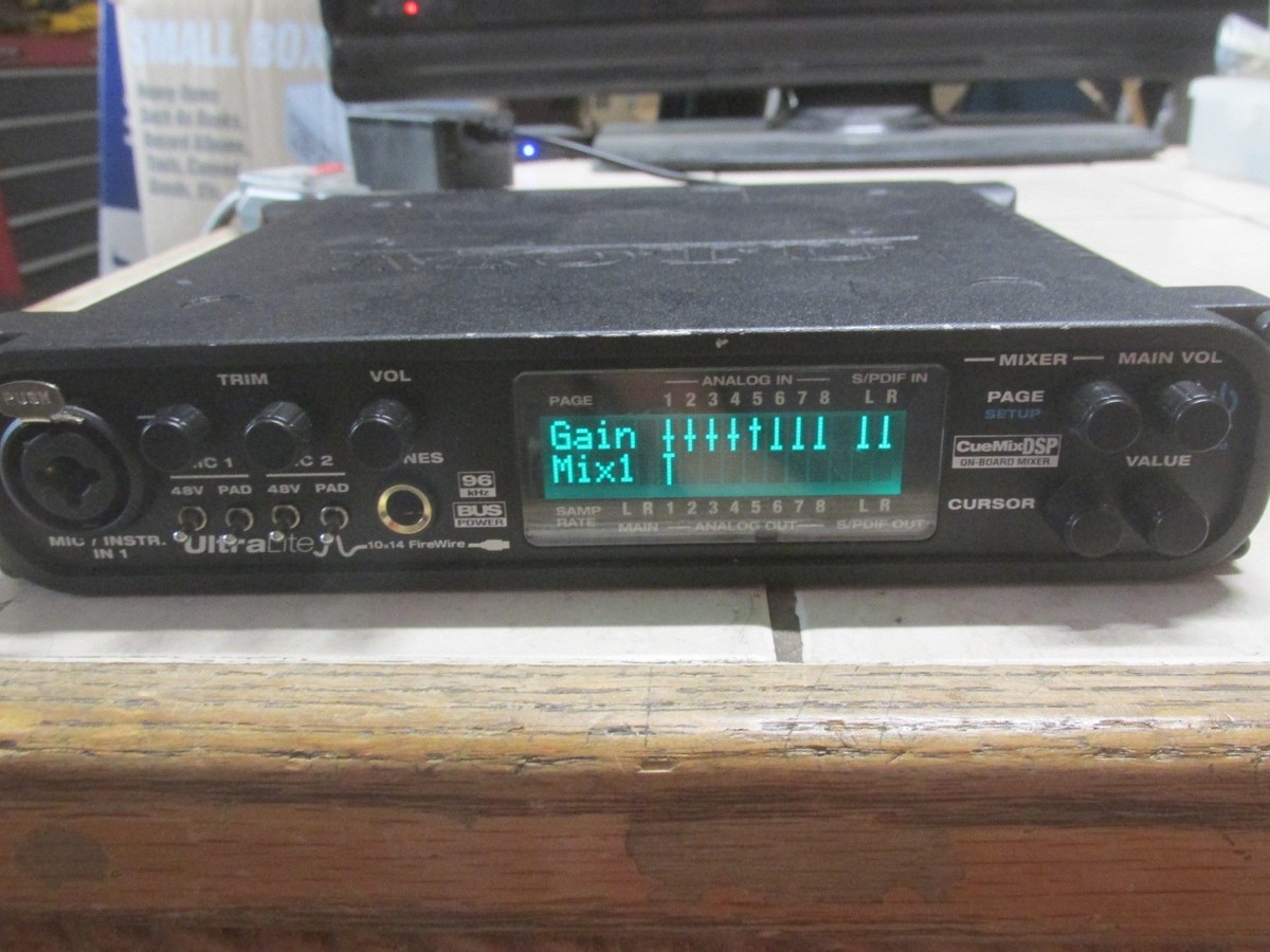 MOTU UltraLite mk1 Recording Interface w/ Power Supply | eBay