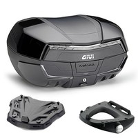 Givi Bauletto V58NNTB2 Schwarz 58LT + Halteplatte CF Moto 800 MT 2022-2024