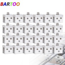24PCS Standing Seam Roof Clamps Metal Roof Standing Racking Solar Panel Bracket