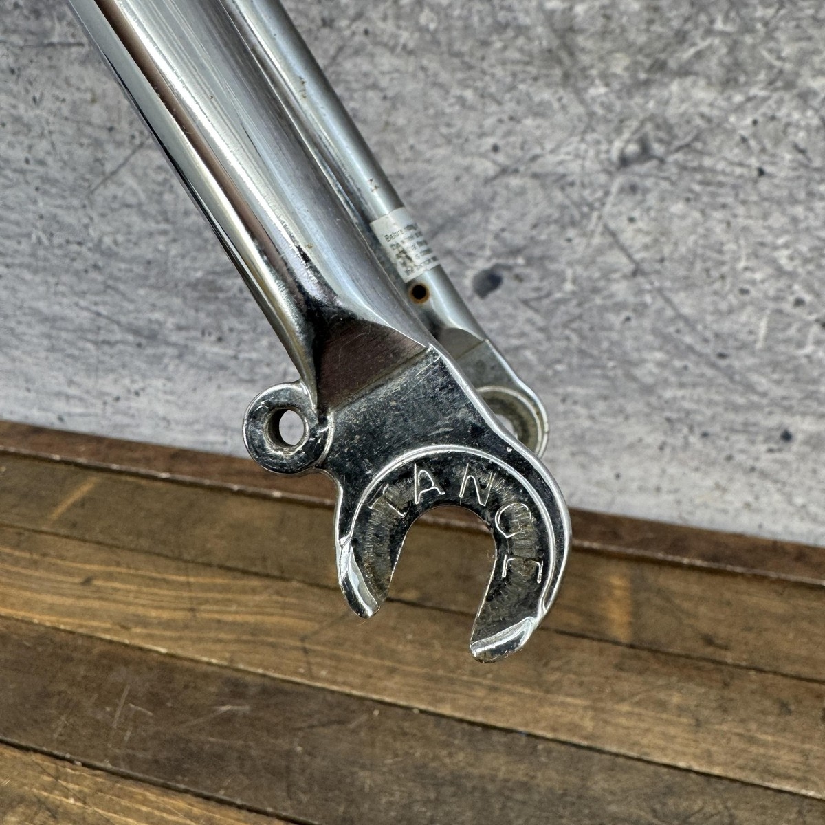 Vintage Tange CRMO 700c Fork 1 In Threaded QR SHORT Road Touring