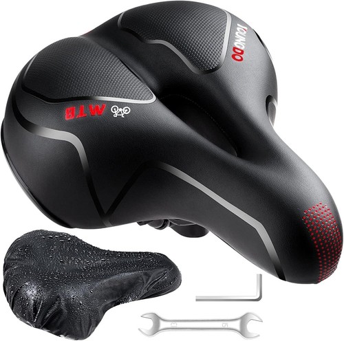 YOUNGDO Bike Seat Bicycle Saddle Comfortable Soft Wide Road Bike Gel Universal