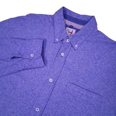 Relwen Highland Blues Long Sleeve Shirt Mens Size 2XL Blue Button Down Huckberry