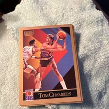 SkyBox 1990-91 Tom Chambers Phoenix Suns #220 Base Set NBA Basketball Card