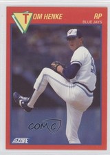 1989 Score 100 Hottest Players Box Set Tom Henke #63 1z7