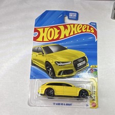 Hot Wheels HW Exotics 2017 Audi RS 6 Avant Yellow 1:64 Diecast Unopened
