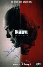 CHARLIE COX VINCENT D'ONOFRIO SIGNED DAREDEVIL BORN AGAIN 11X17 PHOTO BAS COA