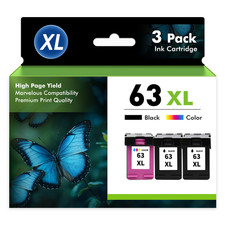 For HP 63 HP 63XL Ink Cartridge Officejet 3830 4650 5258 5255 5252 5260 5212 Lot